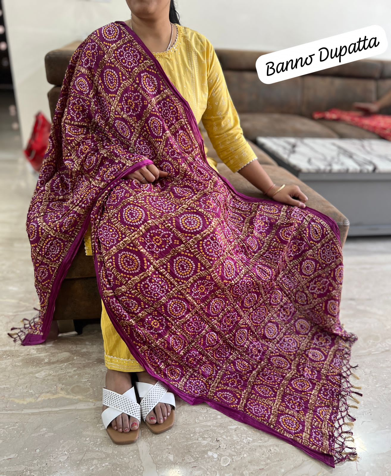 Banno Dupatta Designer Print Bandhej Dupatta Wholesale Shop In Surat
